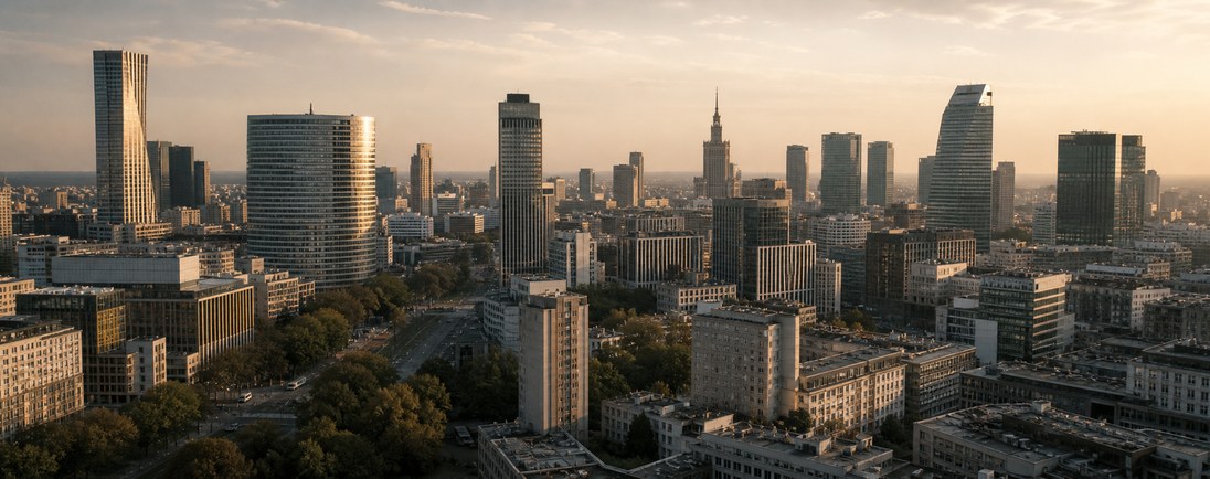 Panorama współczesnego centrum biznesowego