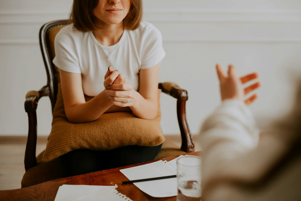Rozmowa terapeutyczna podczas konsultacji psychologicznej